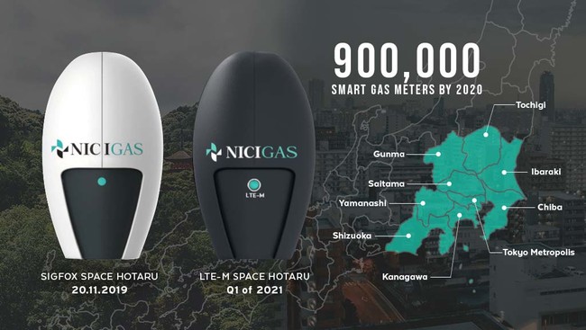 ソラコム、ニチガス様のガスメーターをオンライン化する 新型NCU「スペース蛍」が60万件の設置を完了