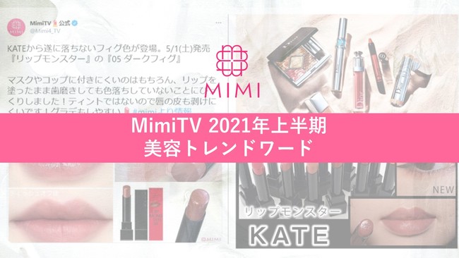 MimiTV、 2021年上半期美容トレンドワード
