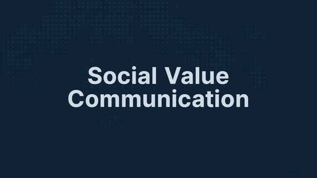 プラチナム、Social Value Communication