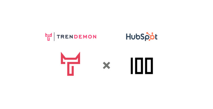 コンテンツマーケティングツールのTRENDEMON、HubSpotダイヤモンドパートナーの株式会社100（ハンドレッド）と国内初のツール連携サービスを提供開始