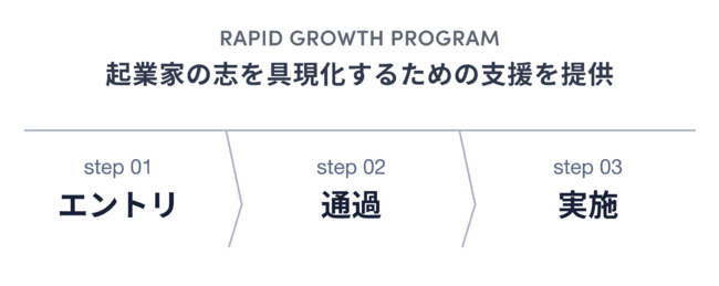 RAPID GROWTH PROGRAM プログラムの流れ