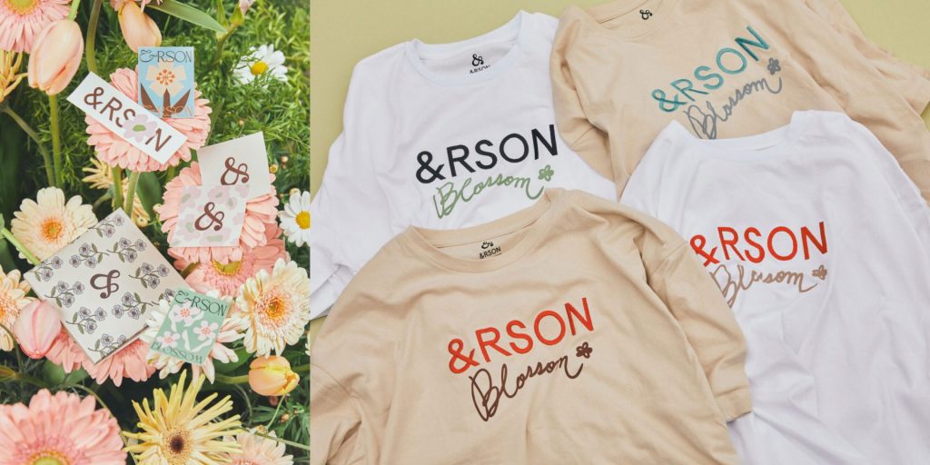 &RSON 2022 SPRING COLLECTION “BLOSSOM”の全4商品が詰まったコンプリートセット
