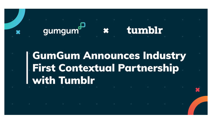 GumGum、Tumblrとの業界初のコンテクスチュアルパートナーシップを発表