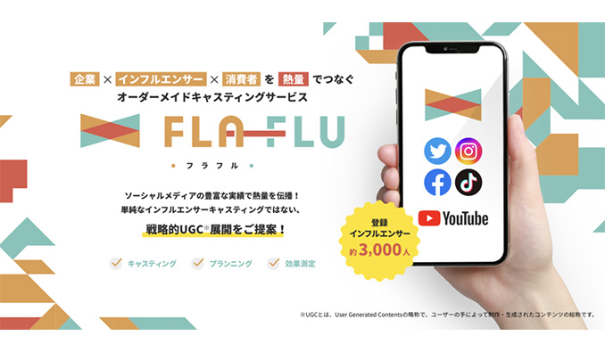 flaflu　インフルエンサーキャスティングサービス