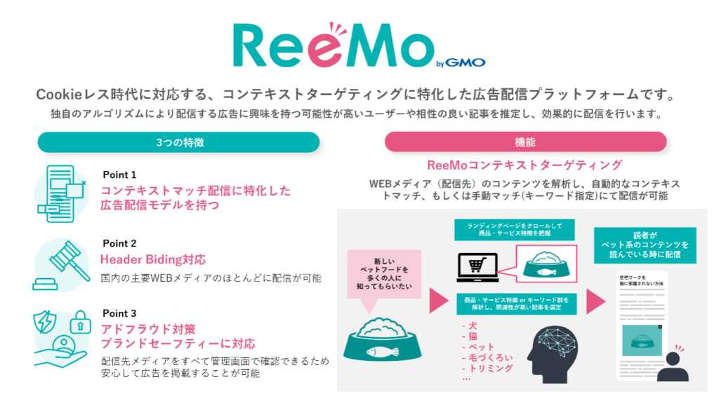 「ReeMo byGMO」について