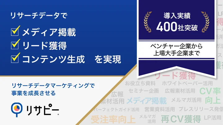 質の高いコンテンツ制作なら『リサピー ®』『レポピー®︎』