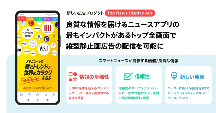 スマートニュース Top News Display Ads