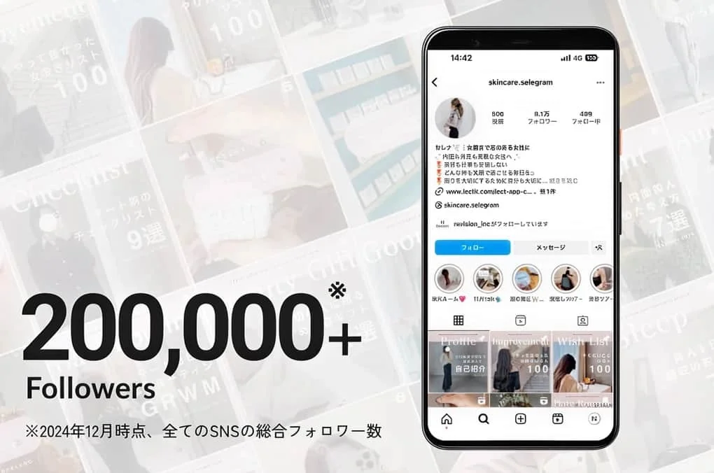 2.総フォロワー数20万人を超えるインフルエンサーが在籍
