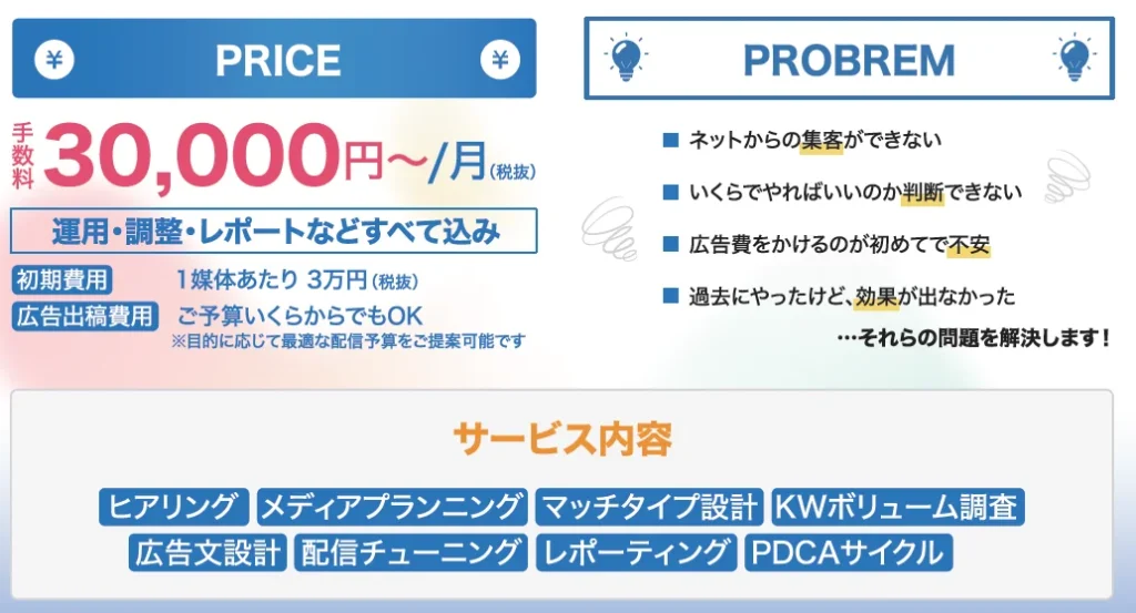 WEB広告運用代行サービス