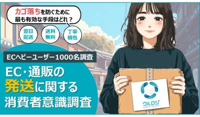 EC利用者の本音「翌日配送は、もういらない」が75%超!! ウルロジが「EC・通販の発送に関する消費者意識調査」を公開