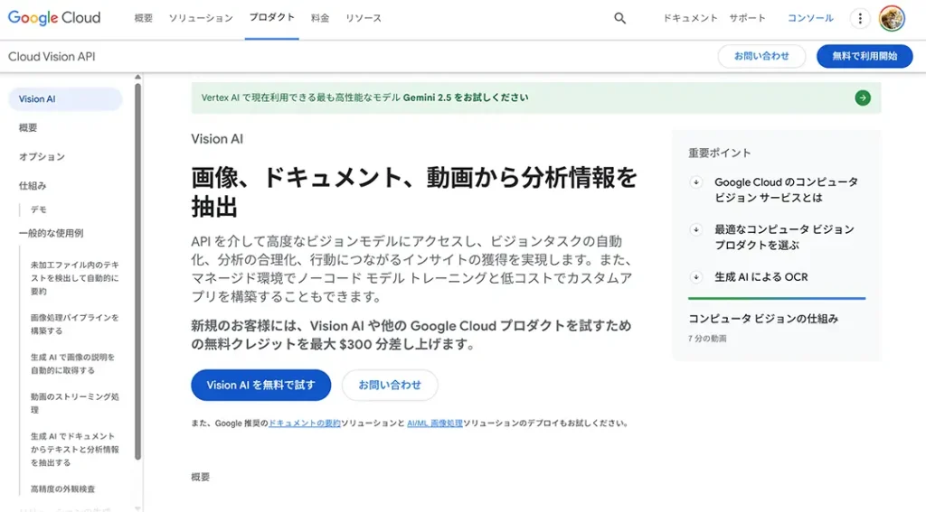 Google Cloud Vision API