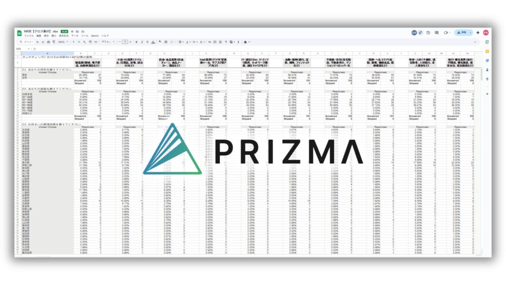 「マーケティングにおけるAI活用やLLMO対策の実態」に関する調査の生データ