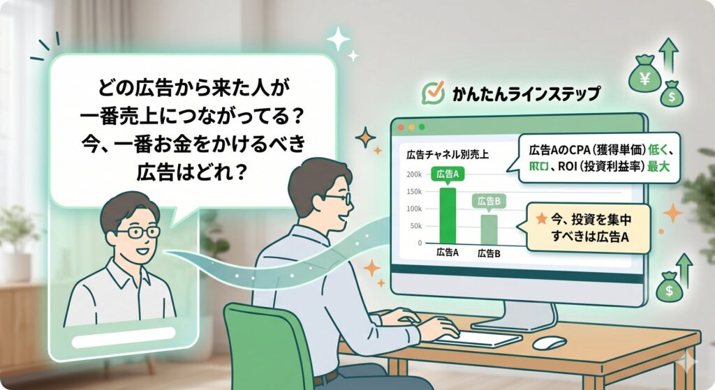 どの広告から来た人が一番売上につながってる？今、一番お金をかけるべき広告はどれ？