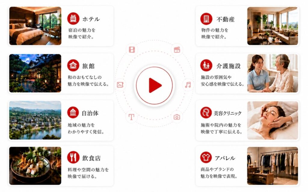 幅広い業界での活用シーン