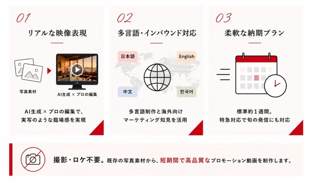 TOUCH GROUPが選ばれる3つの理由