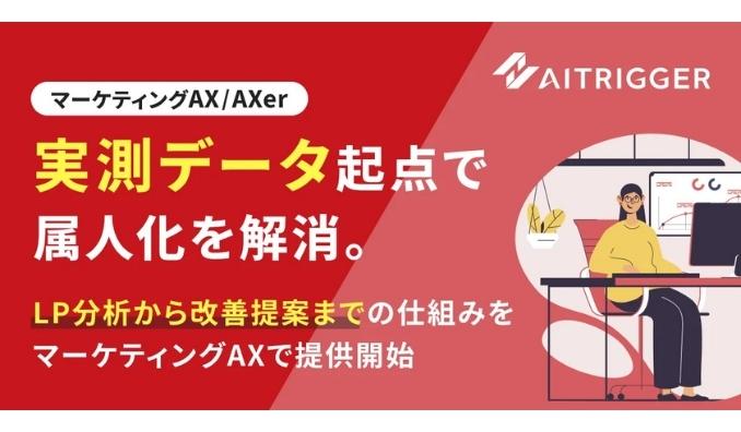 アイトリガー、実測データ起点で属人化を解消。LP分析から改善提案までの仕組みをマーケティングAXで提供開始