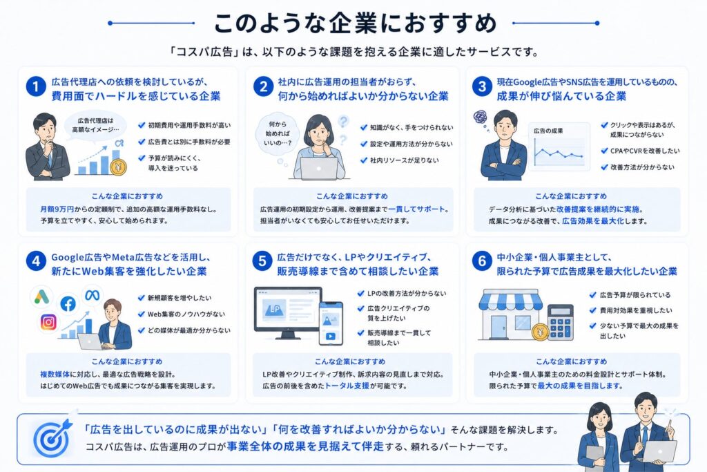 このような企業におすすめ
