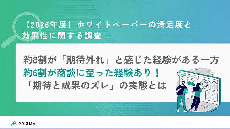 2026年版：ホワイトペーパーの満足度と効果性に関する調査