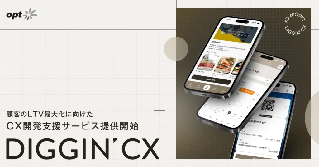 DIGGIN’ CX™ (株式会社オプト) 