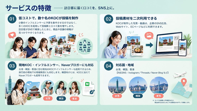 サービスの特徴